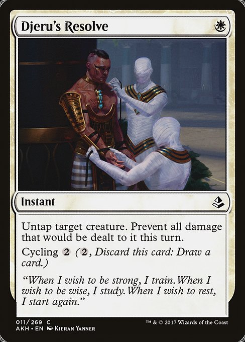 Djeru's Resolve - Amonkhet