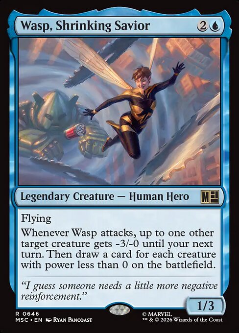Wasp, Shrinking Savior - Marvel Super Heroes Commander
