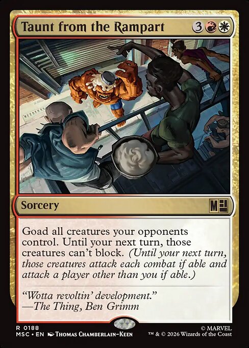Taunt from the Rampart - Marvel Super Heroes Commander