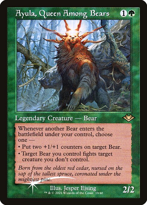 Ayula, Queen Among Bears - Modern Horizons 1 Timeshifts - Promo Foil