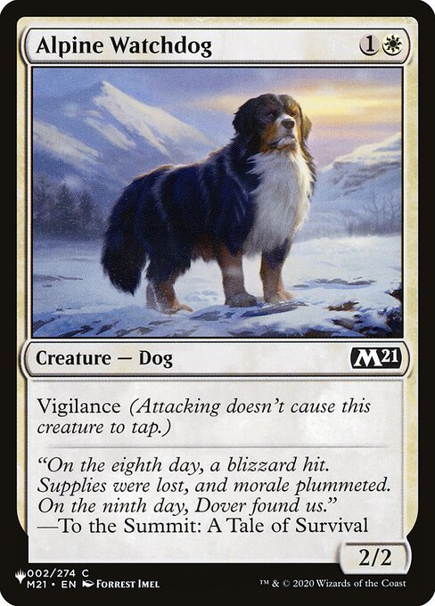 Alpine Watchdog - The List