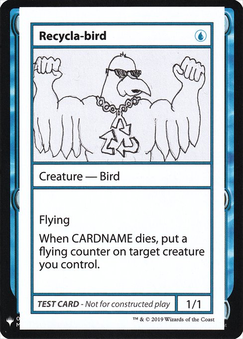 Recycla-bird - Mystery Booster Playtest Cards 2019