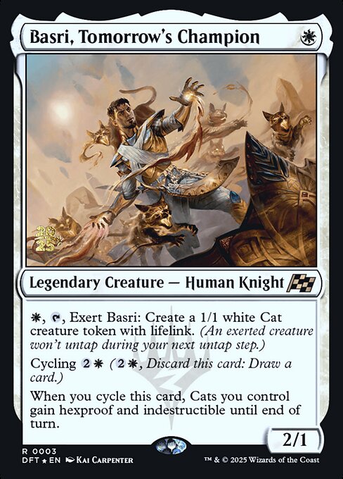 Basri, Tomorrow's Champion - Aetherdrift Promos