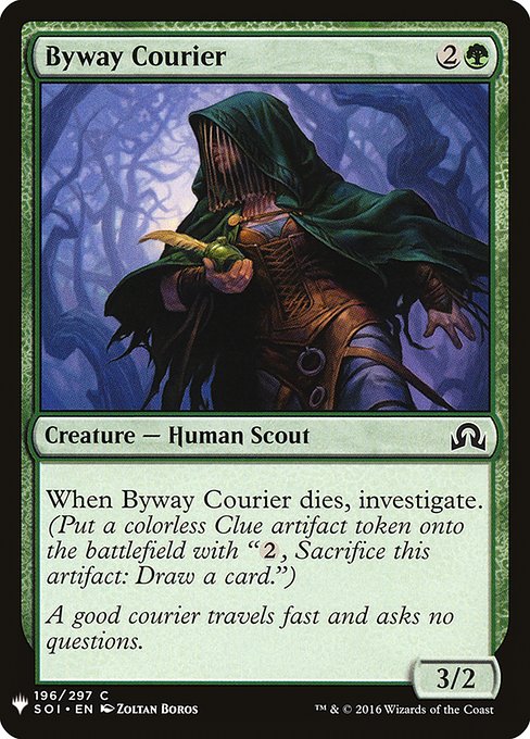 Byway Courier - The List