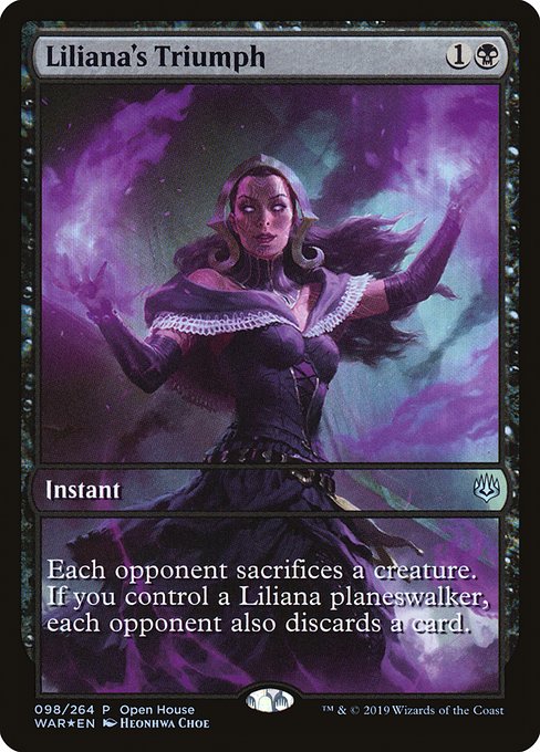 Liliana's Triumph - War of the Spark Promos - Promo Foil