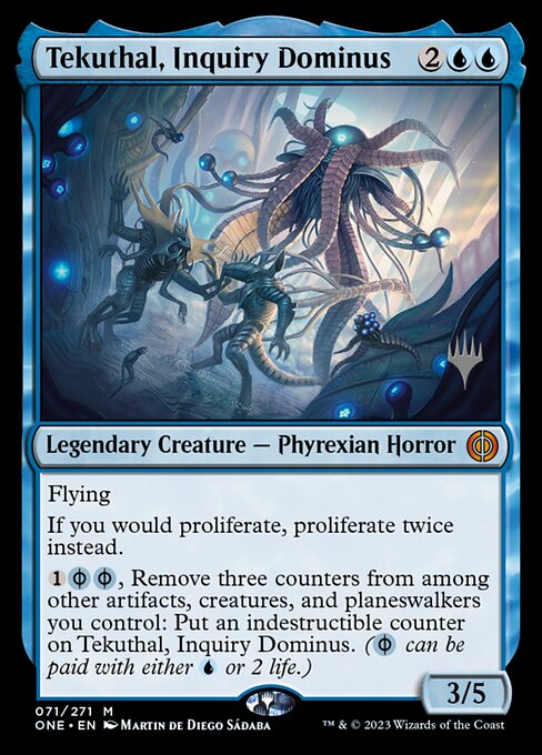 Tekuthal, Inquiry Dominus - Phyrexia: All Will Be One Promos