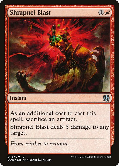 Shrapnel Blast - Duel Decks: Elves vs. Inventors