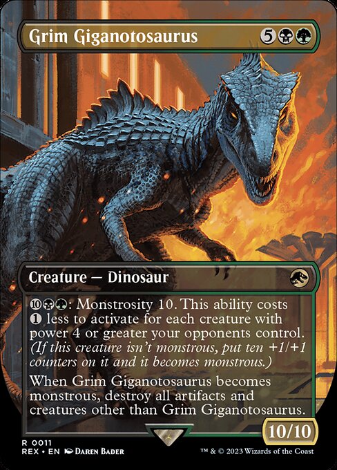 Grim Giganotosaurus - Jurassic World Collection