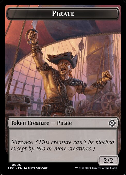 Pirate - The Lost Caverns of Ixalan Commander Tokens