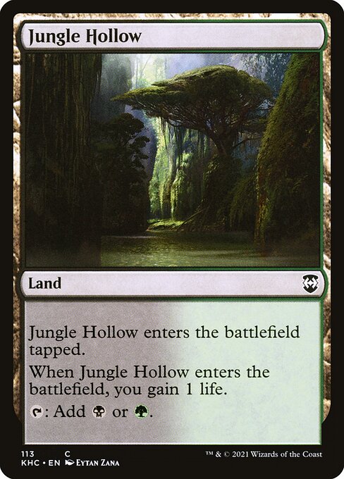 Jungle Hollow - Kaldheim Commander