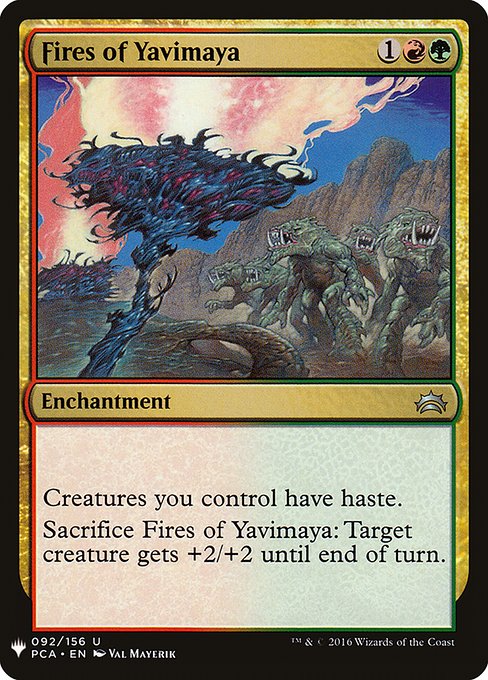 Fires of Yavimaya - The List