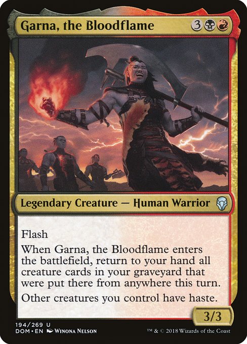 Garna, the Bloodflame - Dominaria