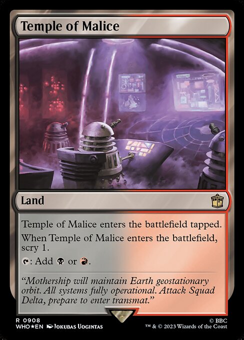 Temple of Malice - Doctor Who - Surge Foil