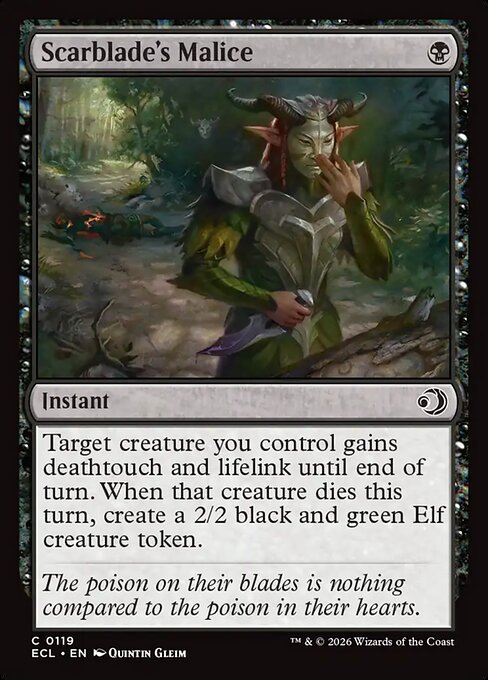 Scarblade's Malice - Lorwyn Eclipsed