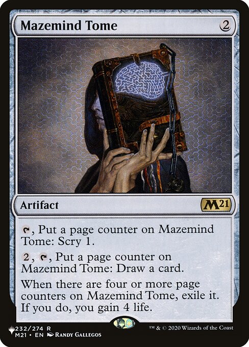 Mazemind Tome - The List