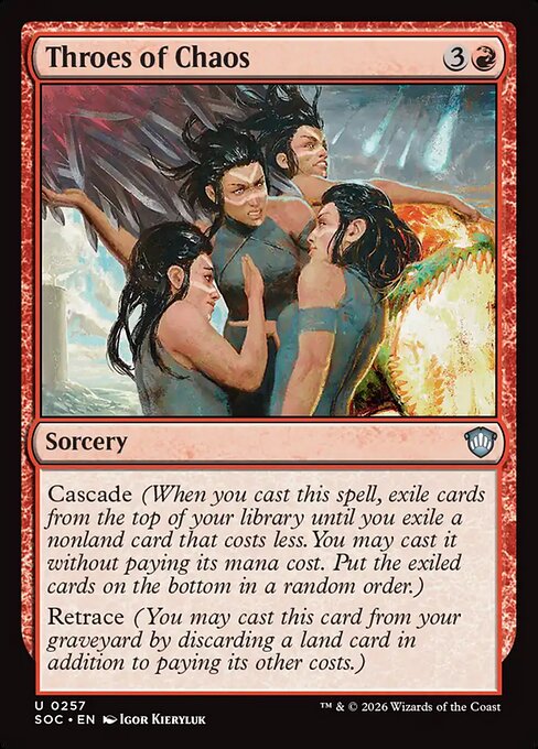 Throes of Chaos - Secrets of Strixhaven Commander