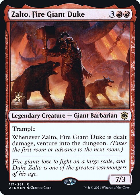 Zalto, Fire Giant Duke - Adventures in the Forgotten Realms Promos