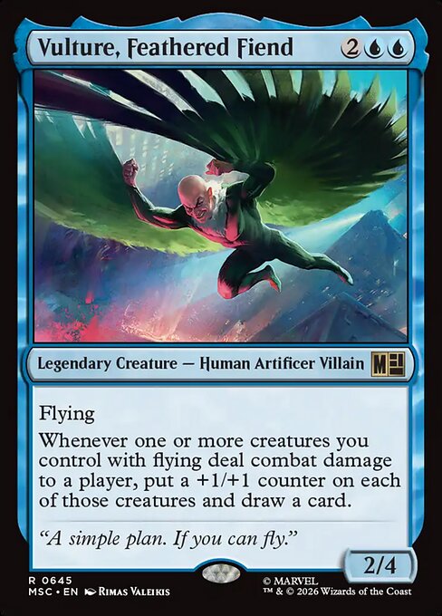 Vulture, Feathered Fiend - Marvel Super Heroes Commander