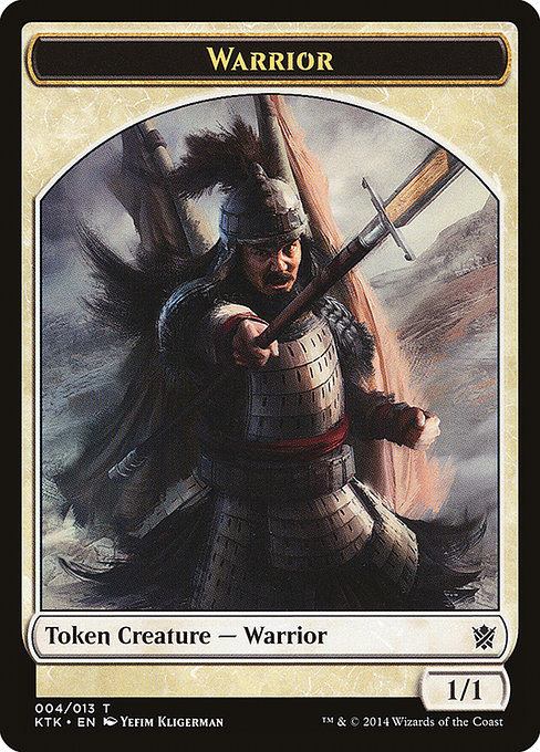 Warrior - Khans of Tarkir Tokens