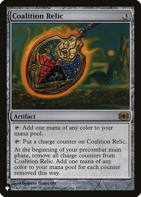 Coalition Relic - The List