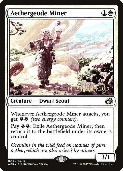 Aethergeode Miner - Aether Revolt Promos - Promo Foil