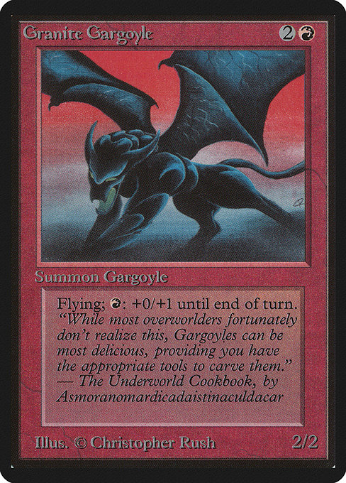 Granite Gargoyle - Limited Edition Beta