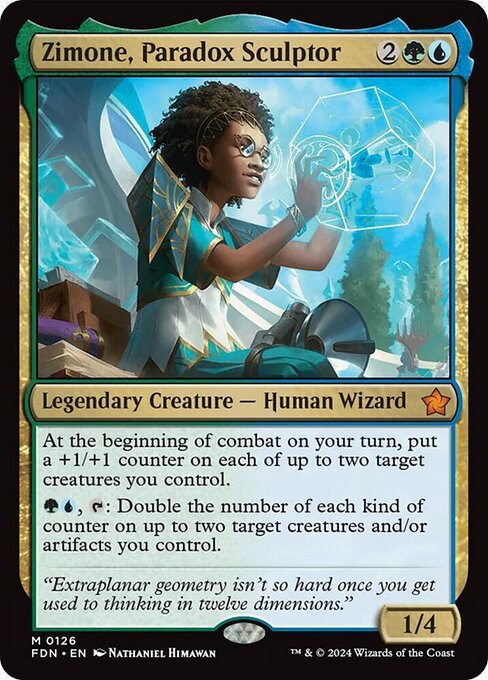Zimone, Paradox Sculptor - Foundations Promos