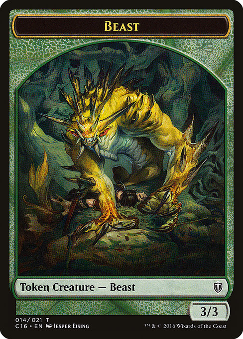 Beast - Commander 2016 Tokens