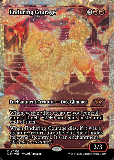 Enduring Courage - Duskmourn: House of Horror - Promo Foil