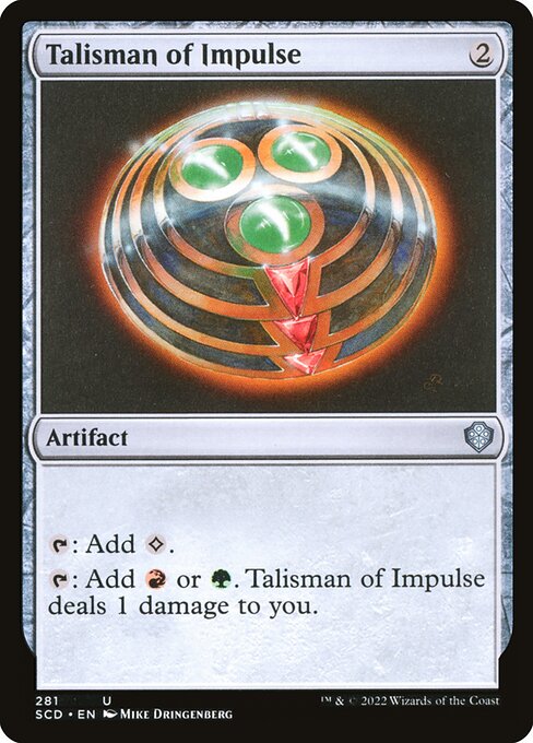 Talisman of Impulse - Starter Commander Decks