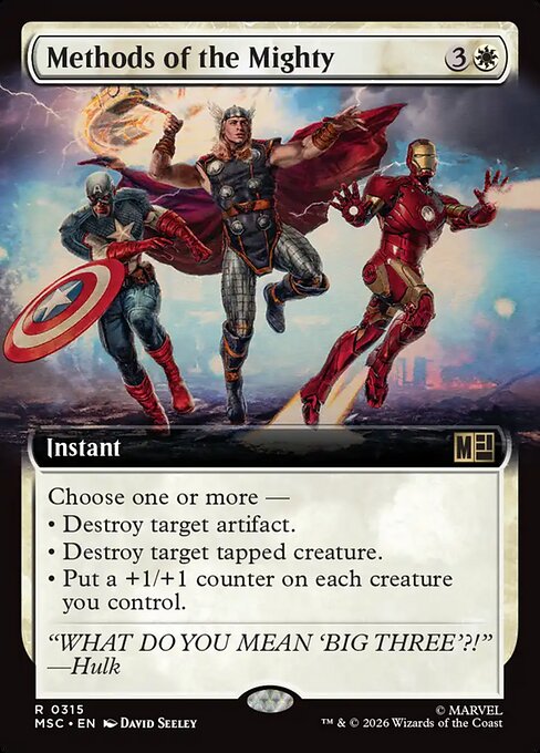 Methods of the Mighty - Marvel Super Heroes Commander - Extended Art