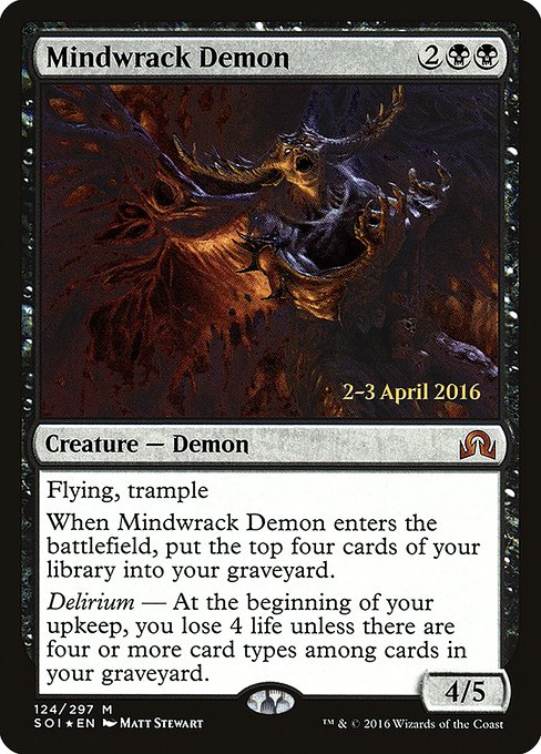 Mindwrack Demon - Shadows over Innistrad Promos - Promo Foil