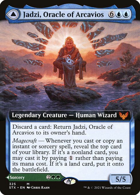 Jadzi, Oracle of Arcavios // Journey to the Oracle - Strixhaven: School of Mages