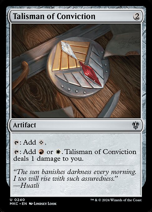 Talisman of Conviction - Murders at Karlov Manor Commander