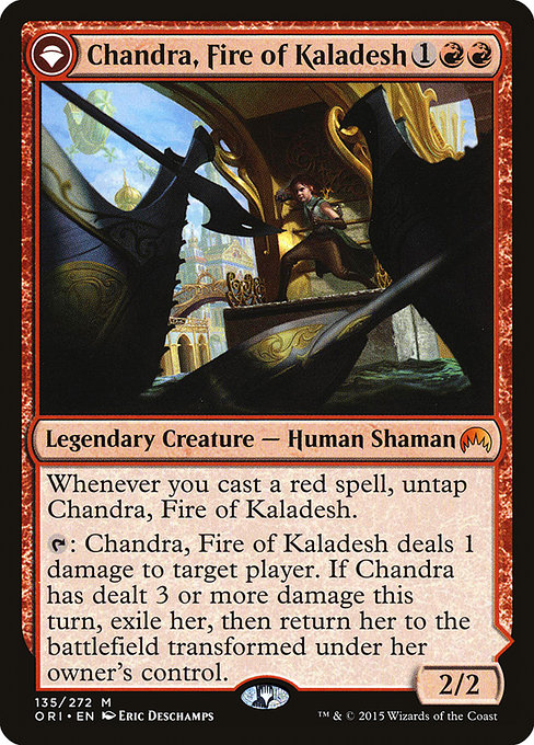 Chandra, Fire of Kaladesh // Chandra, Roaring Flame - Magic Origins