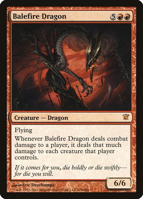 Balefire Dragon - Innistrad