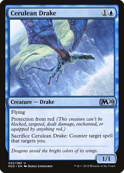 Cerulean Drake - Core Set 2020