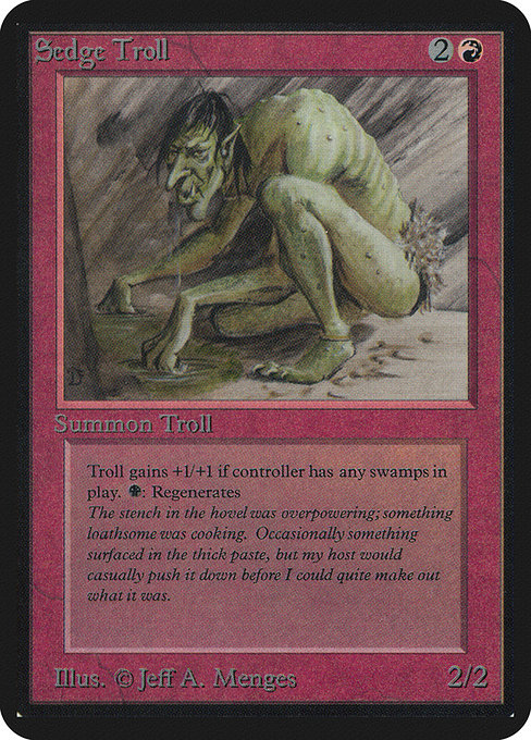 Sedge Troll - Limited Edition Alpha