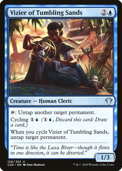 Vizier of Tumbling Sands - Commander 2020