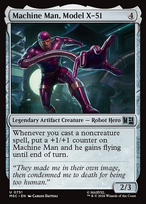 Machine Man, Model X-51 - Marvel Super Heroes Commander