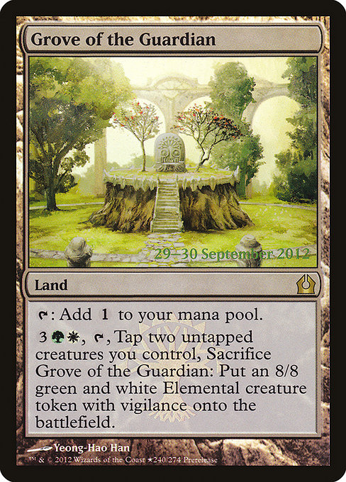 Grove of the Guardian - Return to Ravnica Promos - Promo Foil