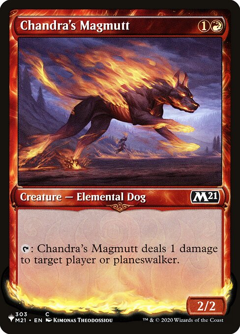 Chandra's Magmutt - The List - Showcase