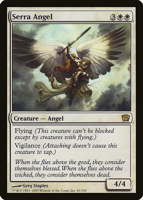 Serra Angel - Ninth Edition - Promo Foil