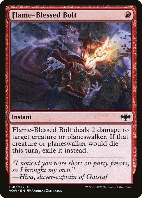 Flame-Blessed Bolt - Innistrad: Crimson Vow