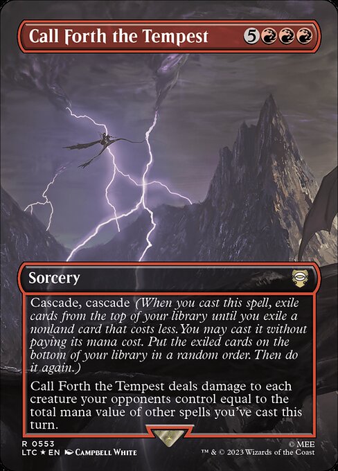 Call Forth the Tempest - Tales of Middle-earth Commander - Surge Foil