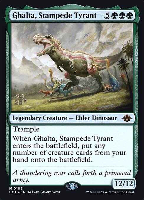 Ghalta, Stampede Tyrant - The Lost Caverns of Ixalan Promos - Promo Foil