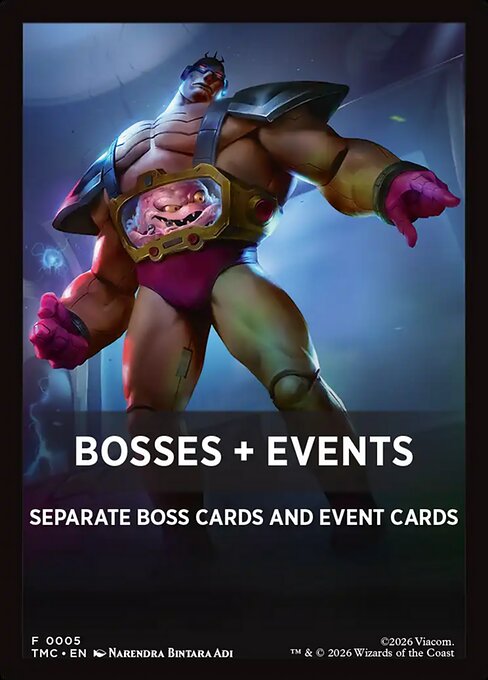 Bosses + Events - Teenage Mutant Ninja Turtles Eternal Front Cards