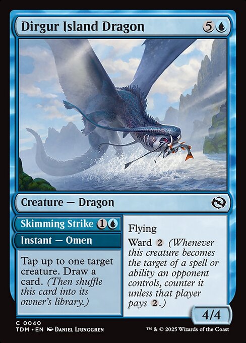 Dirgur Island Dragon // Skimming Strike - Tarkir: Dragonstorm