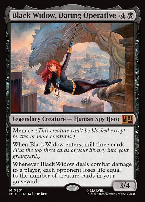 Black Widow, Daring Operative - Marvel Super Heroes Commander