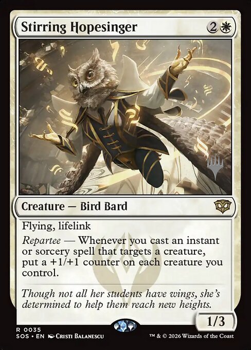 Stirring Hopesinger - Secrets of Strixhaven Promos